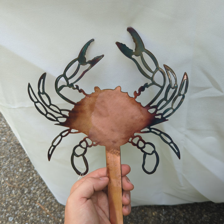 Blue Crab Garden Stake