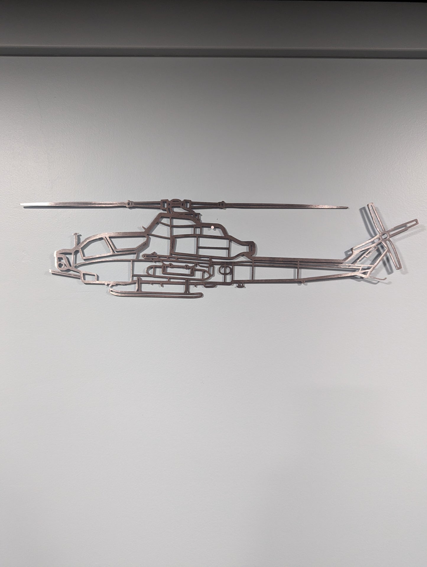 AH-1Z Viper Metal Art Silhouette