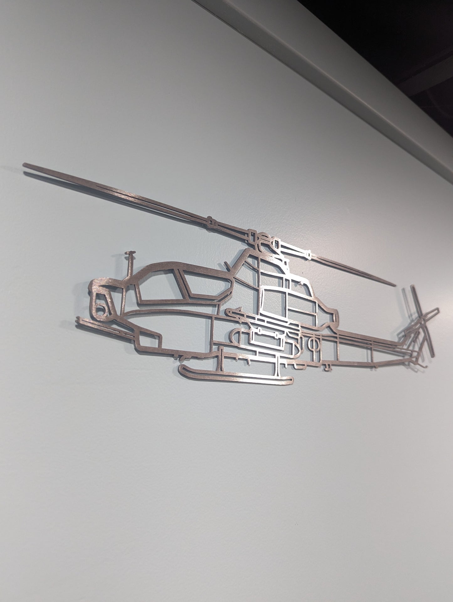 AH-1Z Viper Metal Art Silhouette