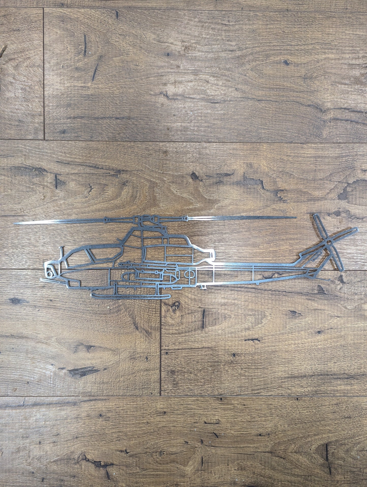 AH-1Z Viper Metal Art Silhouette