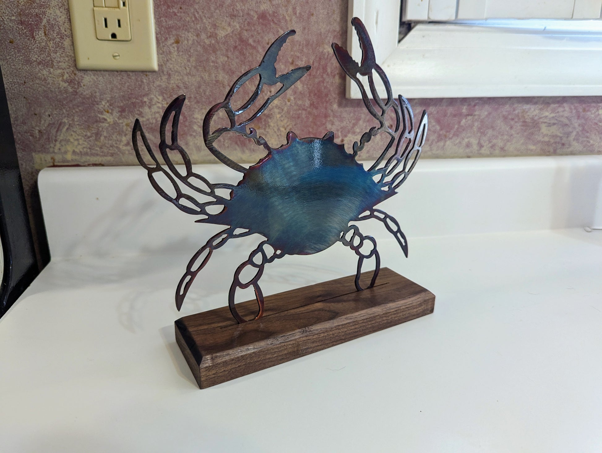 Maryland Blue Crab with Colorful Patinas – BML Plasma Arc Works